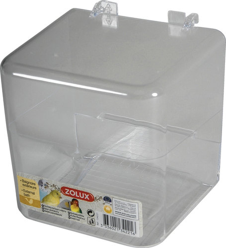 זולוקס אמבט רחצה חיצוני לציפורי נוי  External Bird Bath – Transparent Bottom