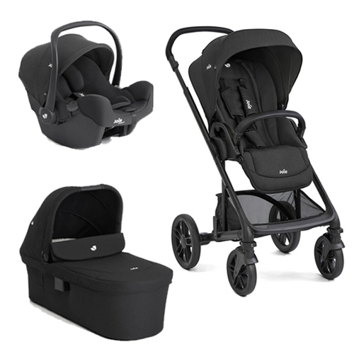 עגלת תינוק המתאימה מלידה כוללת סלקל Chrome™ 2 Trio - שחור