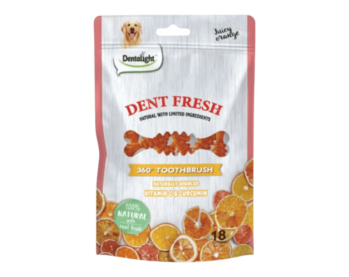 Dentalight דנטל פרש חטיף מועשר בויטמין C ופירות 150 גרם