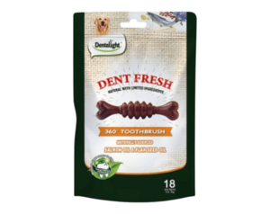 Dentalight דנטל פרש חטיף מועשר בשמן סלמון 150 גרם