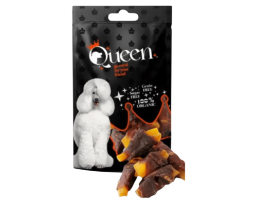 Queen חטיף קווין בטעם ברווז ובטטה 80 גרם