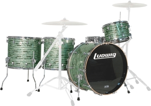 מערכת 4 חלקים "24 LUDWIG KEYSTONE USA Mint Oyster