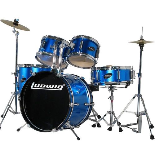 מערכת תופים ג'וניור 5 חלקים LJR106 BLUE