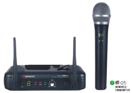 מיקרופון אלחוטי ידני 8 תדרים KRSECT WR-25/HT25 UHF