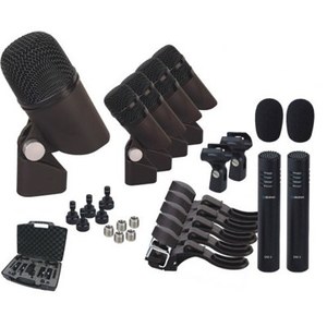 סט 7 מיקרופונים לתופים כולל תפסנים ALCTRON T8500