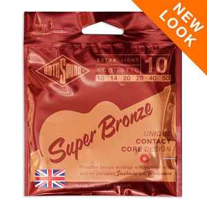 סט מיתרים 0.10 לאקוסטית ROTOSOUND SUPER BRONZE