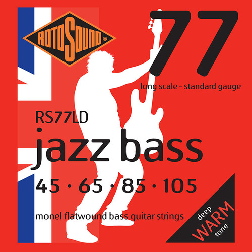 סט מיתרים לבס ROTOSOUND RS77LD FLAT 0.45