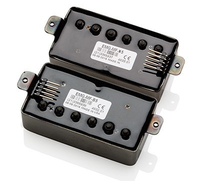 סט פיק אפים EMG-MF SET BRUSHED BLACK CHROME Marty Friedman