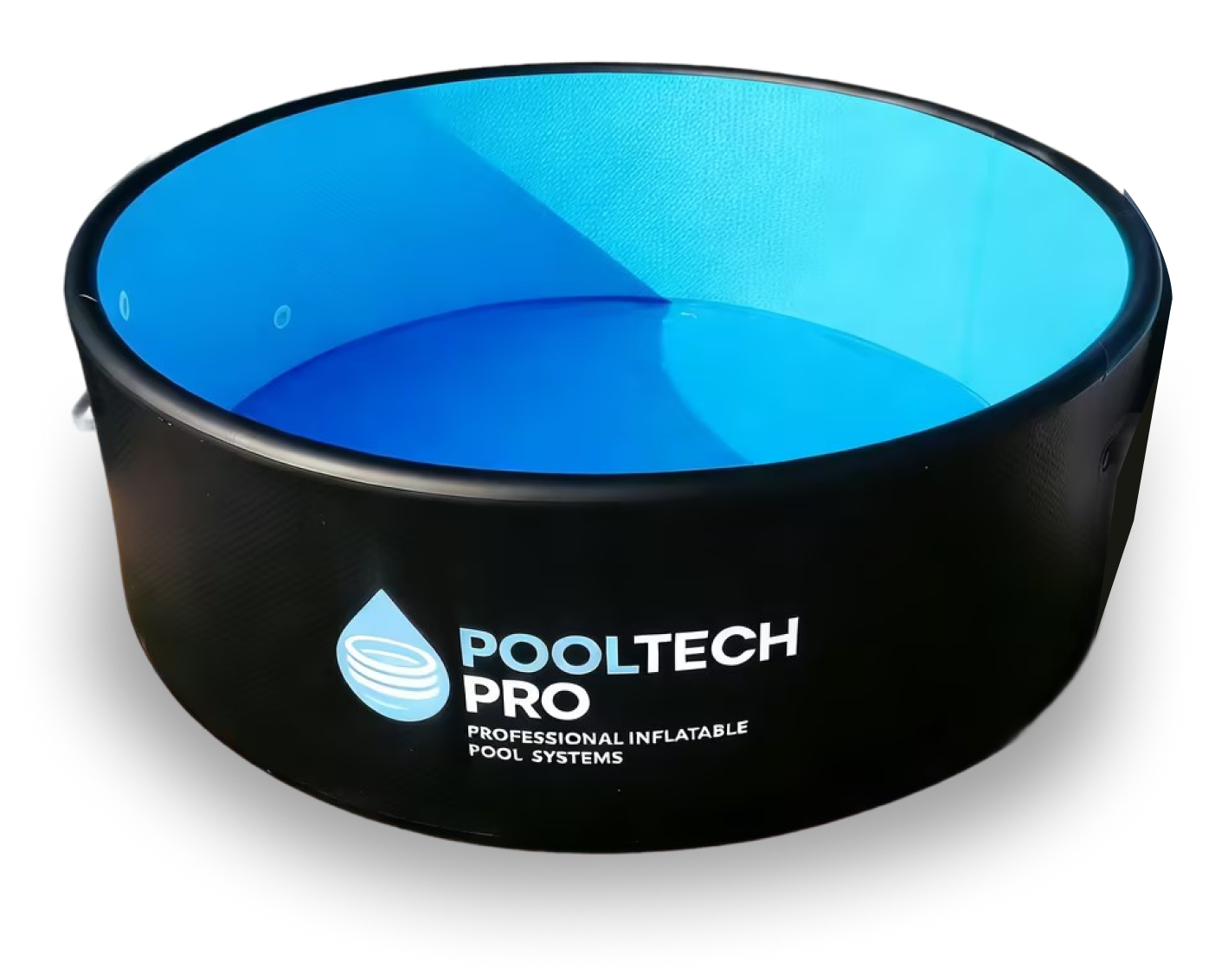 בריכה ללא עמודים 2X0.8 מ׳ TPU DROP STITCH - מעוגל שחור