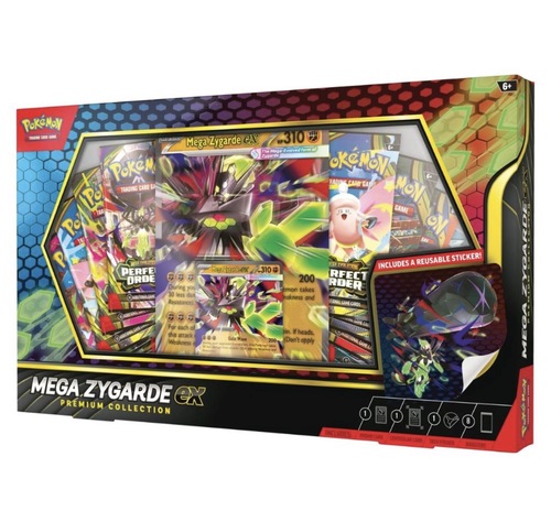 Mega Zygarde EX Premium Collection Pokémon Box Card Game TCG – מארז פרימיום