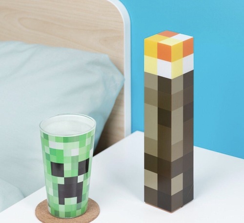 Minecraft Torch Atmosphere Lamp – מנורת לפיד