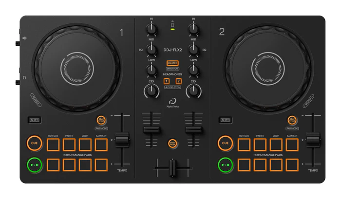 קונטרולר DJ קומפקטי 2 ערוצים DDJ-FLX2