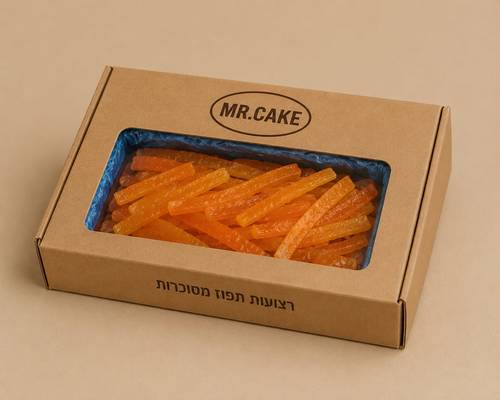 רצועות תפוז מסוכרות 5 ק
