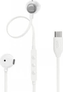 אוזניות ‏חוטיות JBL Tune 305C לבן