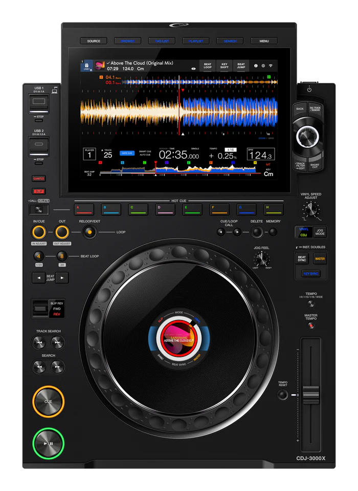 נגן מולטי מקצועי ל-DJ ספינת הדגל CDJ-3000X