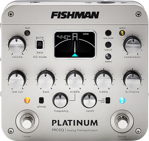 פרה אמפ אקולייזר לגיטרה FISHMAN PLATINUM PRO EQ PLT-201
