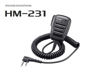 IC-HM-231 <pI> ספיקר מיקרופון ידני למקמ"ש אווירי IC-A25N/IC-A25C