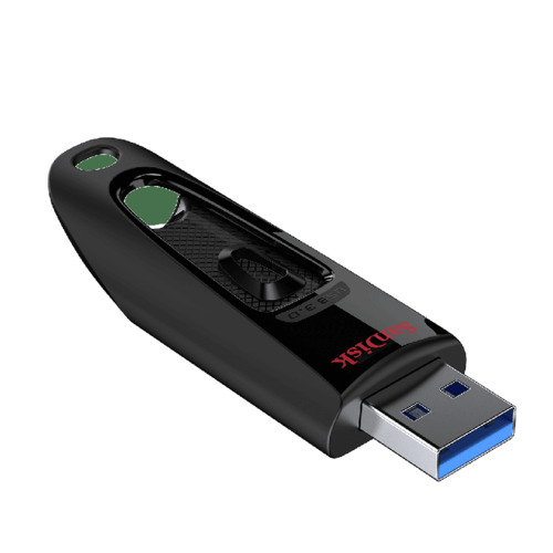זיכרון פלאש SanDisk Ultra USB 3.0 Flash Drive 64GB