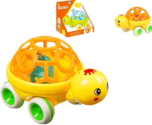 צב גלגלים רעשן כדור גמיש
