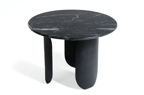 שולחן סלון שיש פיסולי MARBLE VALINTINO עגול 60 ס