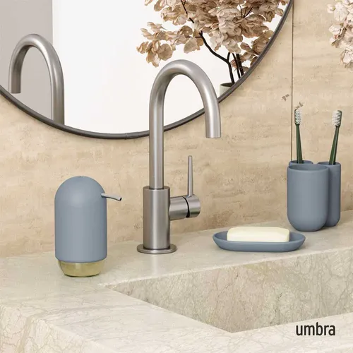 צלחת לסבון TOUCH כחול צפחה אומברה | UMBRA