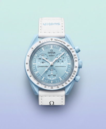 שעון יד לגבר Swatch x Omega Moonswatch Mission To Uranus