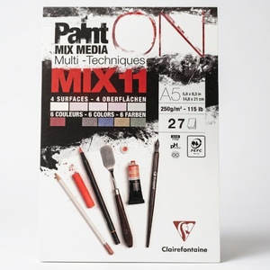 בלוק ציור בלוק ציור A5 PaintON MIX פיינט-און 11 צבעים
