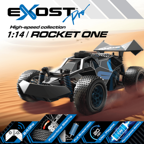 Rocket Express מכונית על שלט 