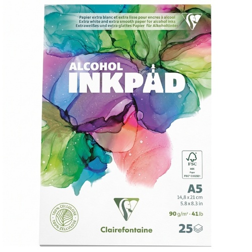 בלוק ציור לדיו אלכוהולי 25 דף 90 גר Alcohol Inkpad A5