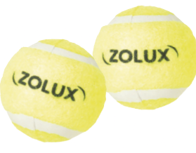 זולוקס זוג כדורי טניס קטנים לכלבים  SUNSET REFILL BALL S