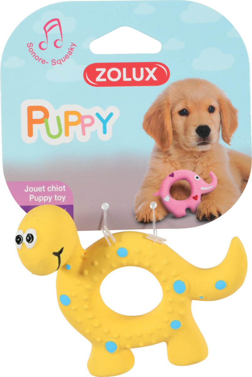 זולוקס צעצוע דינוזאור לטקסי לגורים  PUPPY LATEX TOY DINO