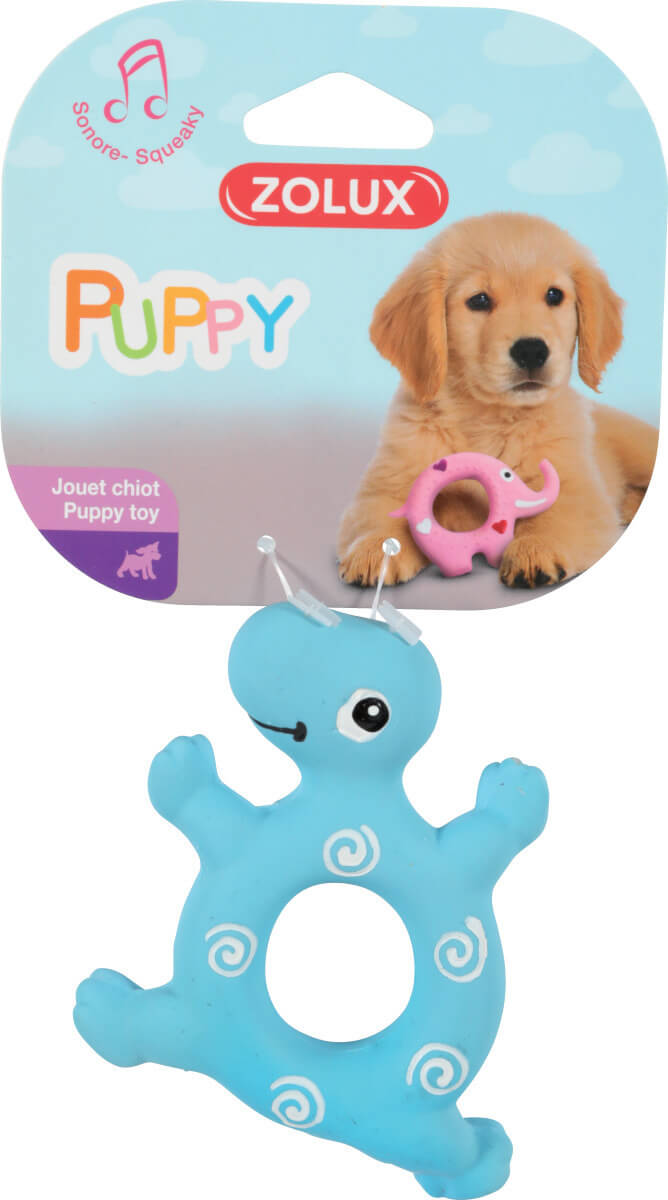 זולוקס צעצוע צב לטקסי לגורים  PUPPY LATEX TOY TURTLE