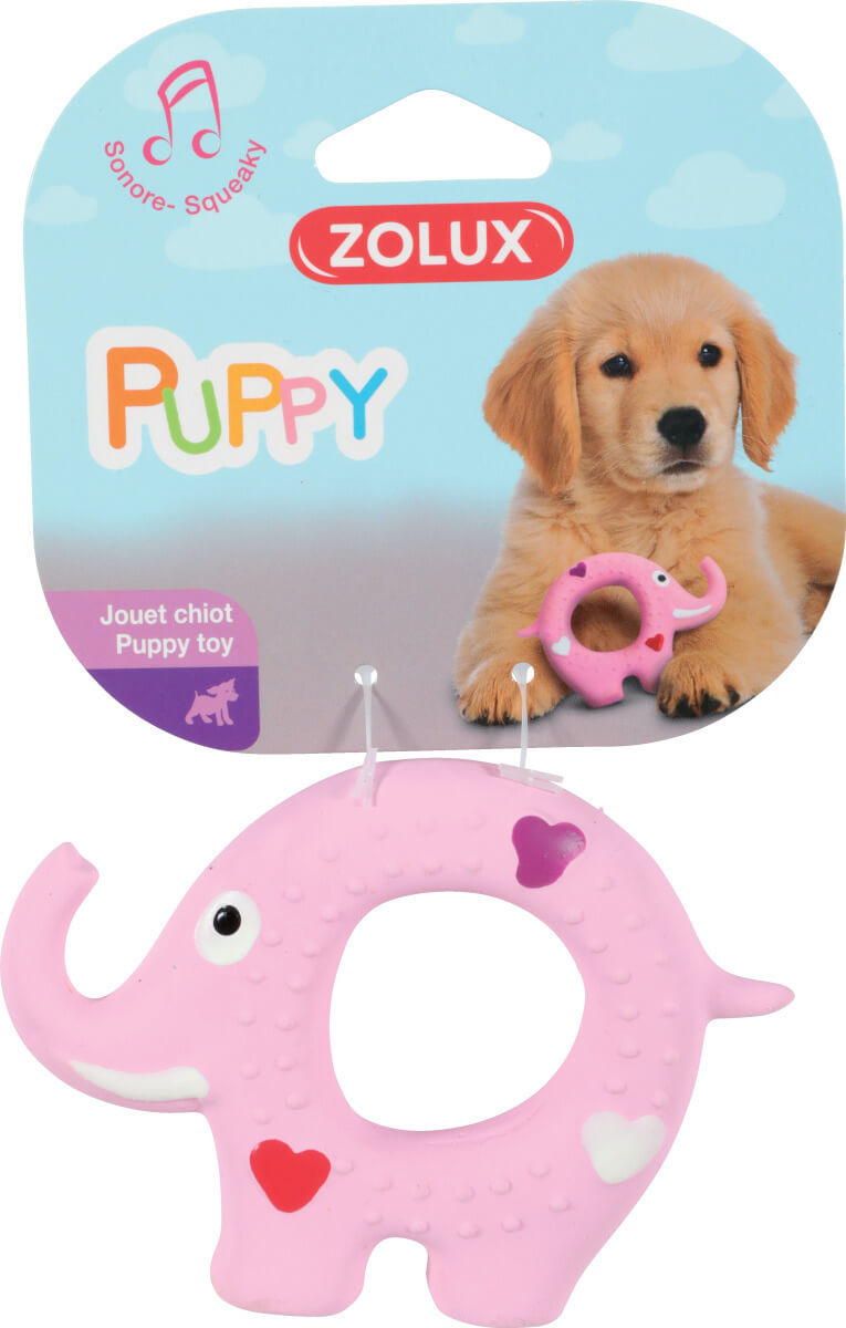 זולוקס צעצוע פילפילון לטקסי לגורים  PUPPY LATEX TOY ELEPHANT