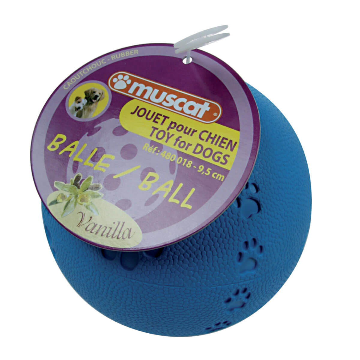 זולוקס כדור גומי לכלבים קוטר 6 ס"מ RUBBER DOG TOY 