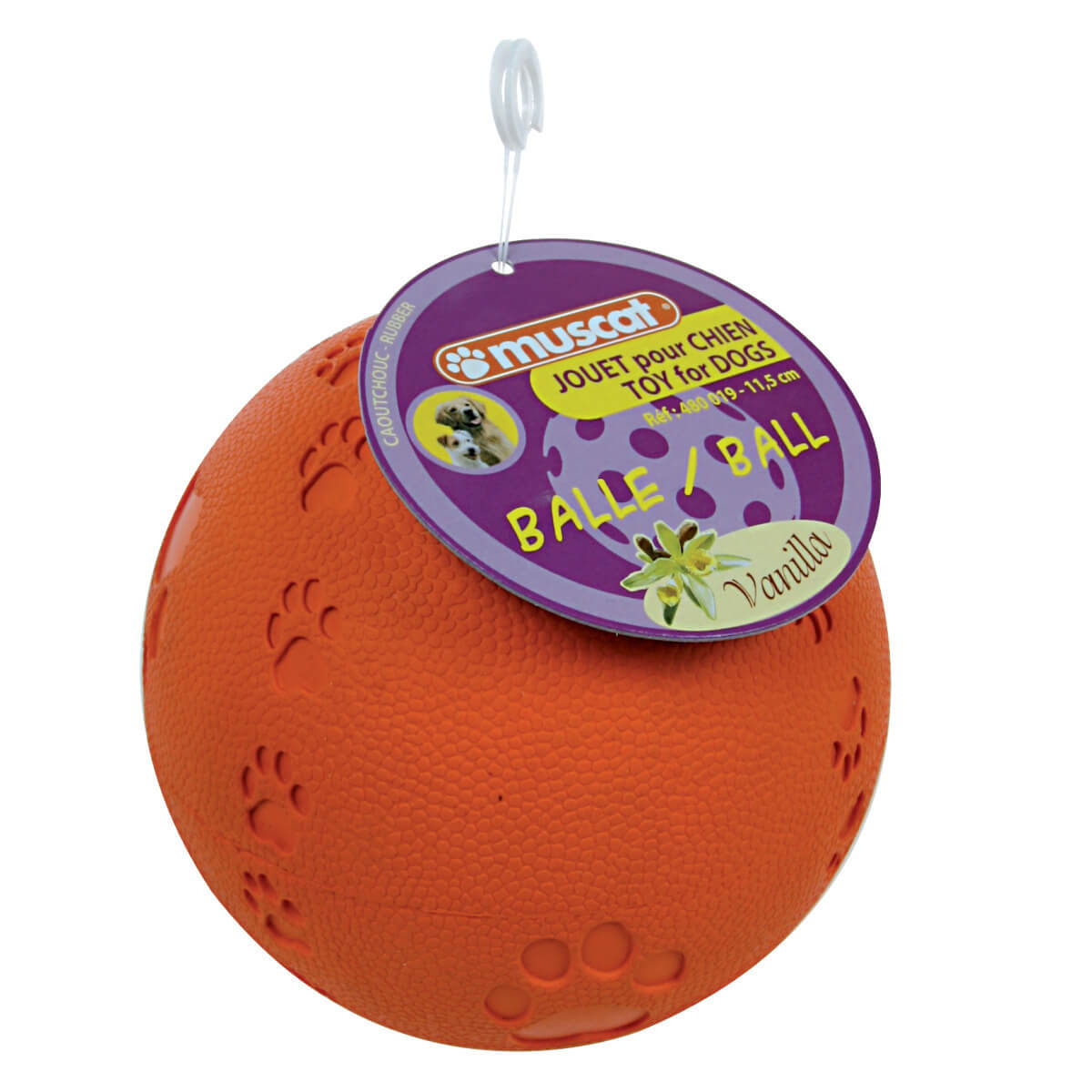 זולוקס כדור גומי לכלבים קוטר 7.5ס"מ  RUBBER DOG TOY 