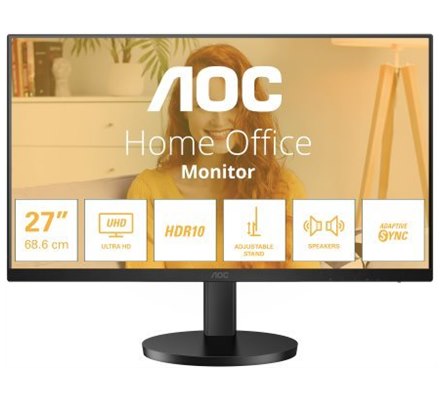 מסך מחשב AOC U27B3AF 27 4K UHD IPS HDR