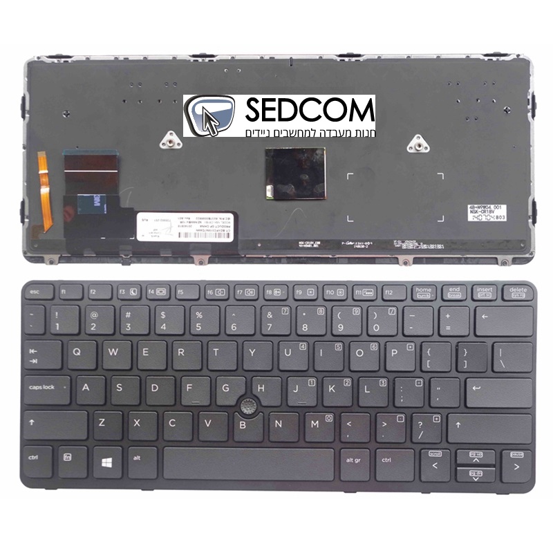 מקלדת למחשב נייד HP 820 g1