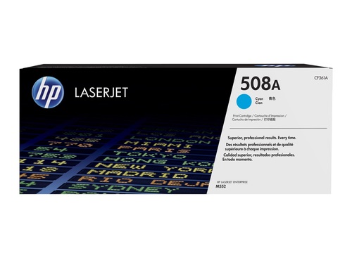 מחסנית טונר ציאן מקורית HP 508A