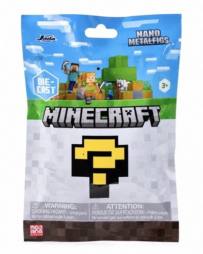דמות הפתעה שקית הפתעה Minecraft Nano Metalfigs Die-Cast | Mystery Figure