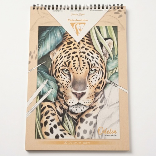 חוברת צביעה 20 דפים 250 גר חיותOdelia Wildlife A4
