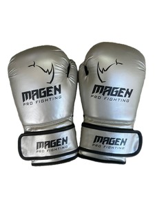כפפות אגרוף עור MAGEN כסוף Magen Pro Fighting