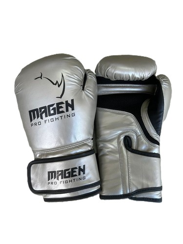 כפפות אגרוף עור MAGEN כסוף Magen Pro Fighting