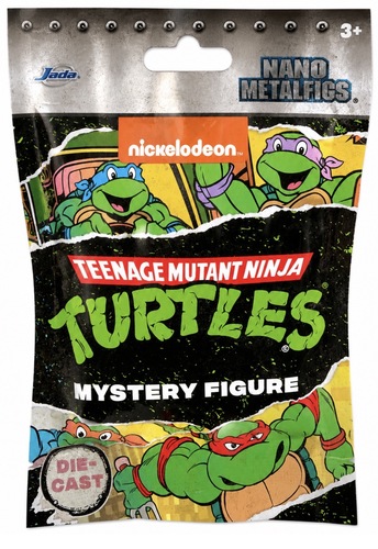 דמות הפתעה שקית הפתעה Teenage Mutant Ninja Turtles Nano Metalfigs | Mystery Figure
