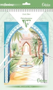 חוברת צביעה ספירלה 20 - גינות | אודל