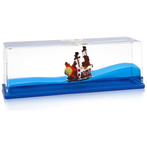 סירת גלים נוזלית וואן פיס | One Piece Boat Liquid Wave Ship Desk Toy