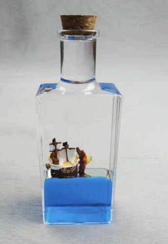 סירת גלים נוזלית וואן פיס | One Piece Boat Liquid Wave Ship Desk Toy