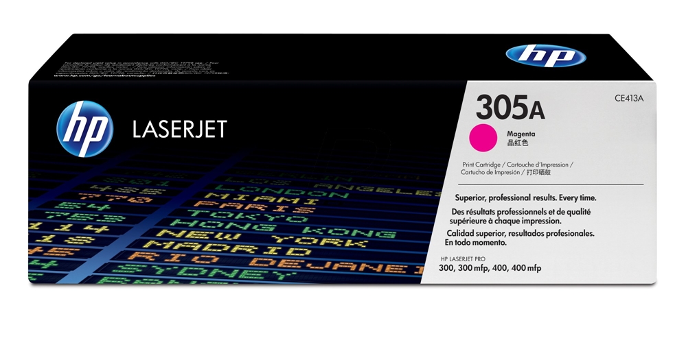 טונר אדום מקורי HP 305A CE413A 2.6K