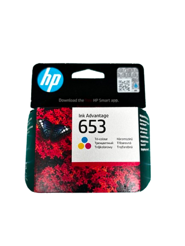 ראש דיו מקורי צבעוני HP 653