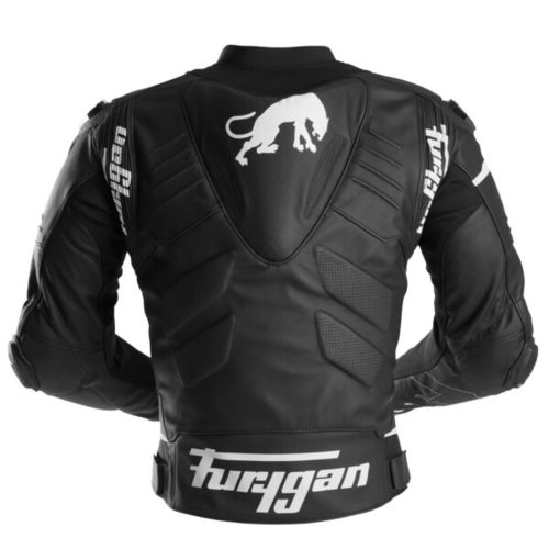 מעיל עור פוריגן שחור / לבן - FURYGAN SIRIUS JACKET