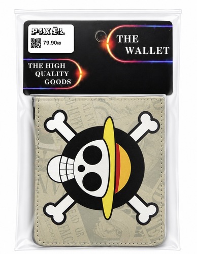 ארנק One Piece לוגו כובעי הקש | One Piece Straw Hat Pirates Logo Wallet